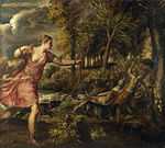 De dood van Actaeon, ca. 1559–1576, Londen