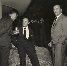 Алфредо Чешиати и Оскар Нимайер, 1956 г.