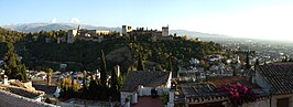 Vista panorámica de la Alhambra