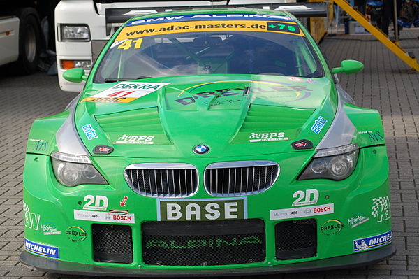 Championship-winning car Alpina B6 GT3 for Liqui Moly Team Engstler.