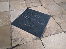 Resting place in Westminster Abbey