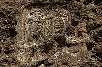 Anubanini rock relief at Sarpol-e Zahab, also called Sarpol-e Zahab II.