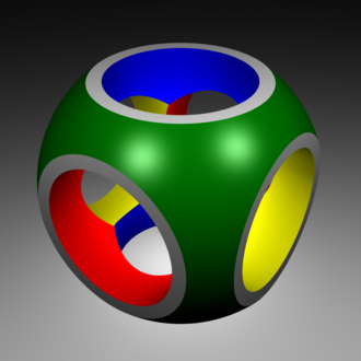 Constructive solid geometry example rendered with Aqsis Aqsis - CSG example.png