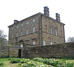 Arncliffe Hall and wall attached to south east