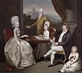 "Portret rodziny Aubrey Beauclerka w Rzymie" z około 1778-1779 r.