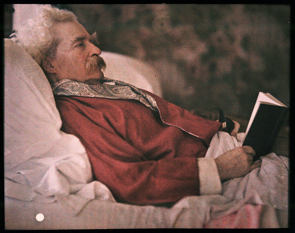  Autochrome of Mark Twain 