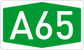 Щит автомагистрали A65