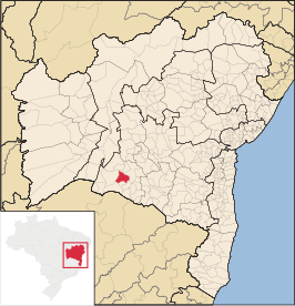Kaart van Guanambi