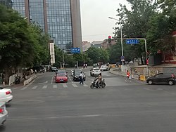 白橋大街近廣渠門外大街口