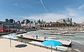 * Nomination An east view of Bassin de l'Horloge, Montréal and the adjacent buildings. In April 2017, the water is still largely covered by ice --DXR 07:02, 30 April 2017 (UTC) * Promotion Good quality. --A.Savin 11:35, 30 April 2017 (UTC)