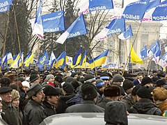 Мітинг прихильників Віктора Януковича в Донецьку