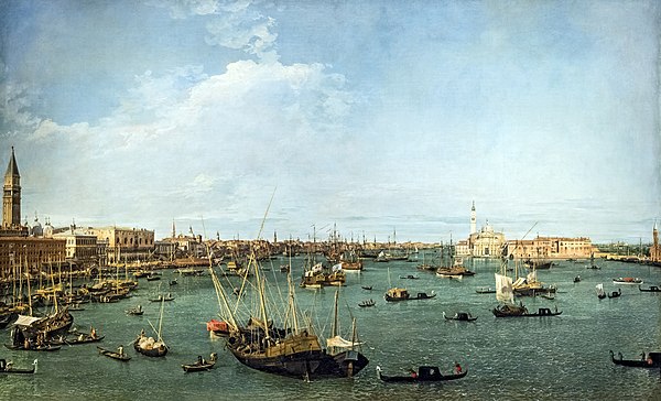 Giovanni Antonio Canal; Bacino di San Marco, Venice; Museum of Fine Arts, Boston; ca. 1738