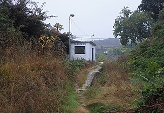 Antigas instalações da Paragem de Passinhos, em 2016.