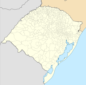 Se på det administrative kartet over Rio Grande do Sul