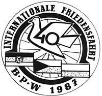 1987 yarış logosu.[1]