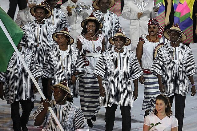 Burkina Faso representation during the parade