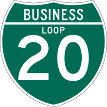 Business Loop 20.svg