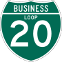 Thumbnail for Business routes of Interstate 20 in Texas