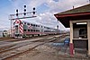 Caltrain passing College Park station, March 2012.jpg