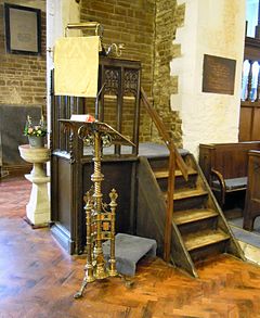 The lectern and pulpit Campton Lectern and Pulpit.jpg