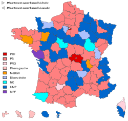 Elecciones cantonales de Francia de 2008