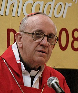 Franciscus als kardinaal in 2008
