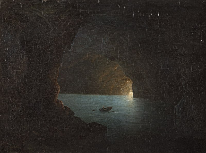 File:Carl Friedrich Seiffert - Die Blaue Grotte auf Capri (1861).jpg