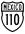 Carretera federální 110.svg