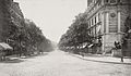 Der Boulevard Saint-Michel um 1860 – 1870 (Fotografie von Charles Marville)