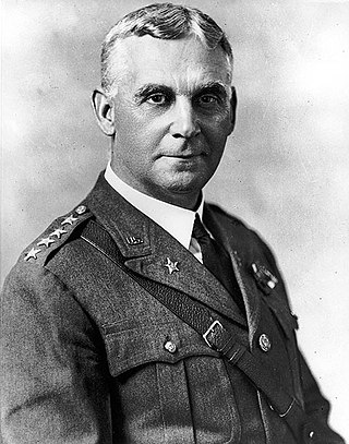 <span class="mw-page-title-main">Charles Pelot Summerall</span> 12th Chief of Staff of the United States Army