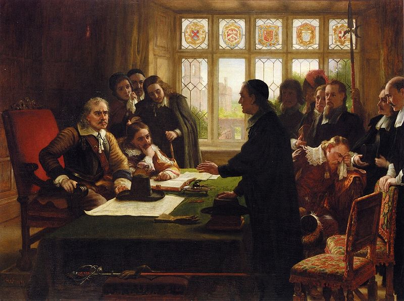 File:Charles West Cope - Oliver Cromwell and His Secretary John Milton, Receiving a Deputation Seeking Aid for the Swiss Protestants.jpg