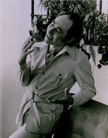 Chester Weinberg in a safari suit, January 1971 Chester Weinberg, January 1971.png