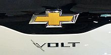 Second generation Chevrolet Volt badge Chevrolet Volt badge WAS 2017 1521.jpg