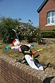 A homemade scarecrow, seen in Chillerton for the Chillerton & Gatcombe Scarecrow Festival 2011, on the Isle of Wight.