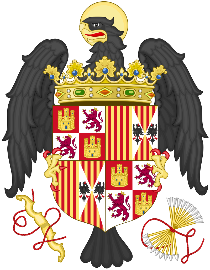 Coat of Arms of Queen Isabella of Castile (1474-1492).svg