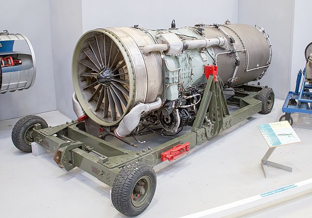 The Conway was the first turbofan to enter service.
