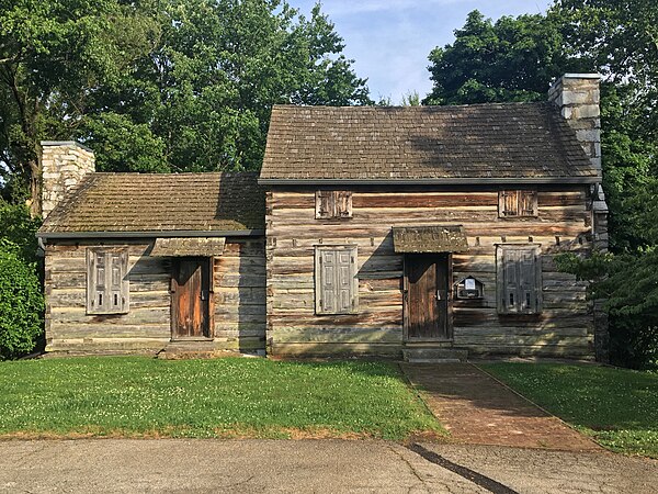 Crockett Tavern Museum in East Morristown, which is replica of the original tavern owned by John Crockett and boyhood home of Davy Crockett on the ori