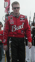 Dale Earnhardt Jr. in the 8 part-time in 1999, Full-time from 2000 to 2007. Daleearnhardtjr.jpg