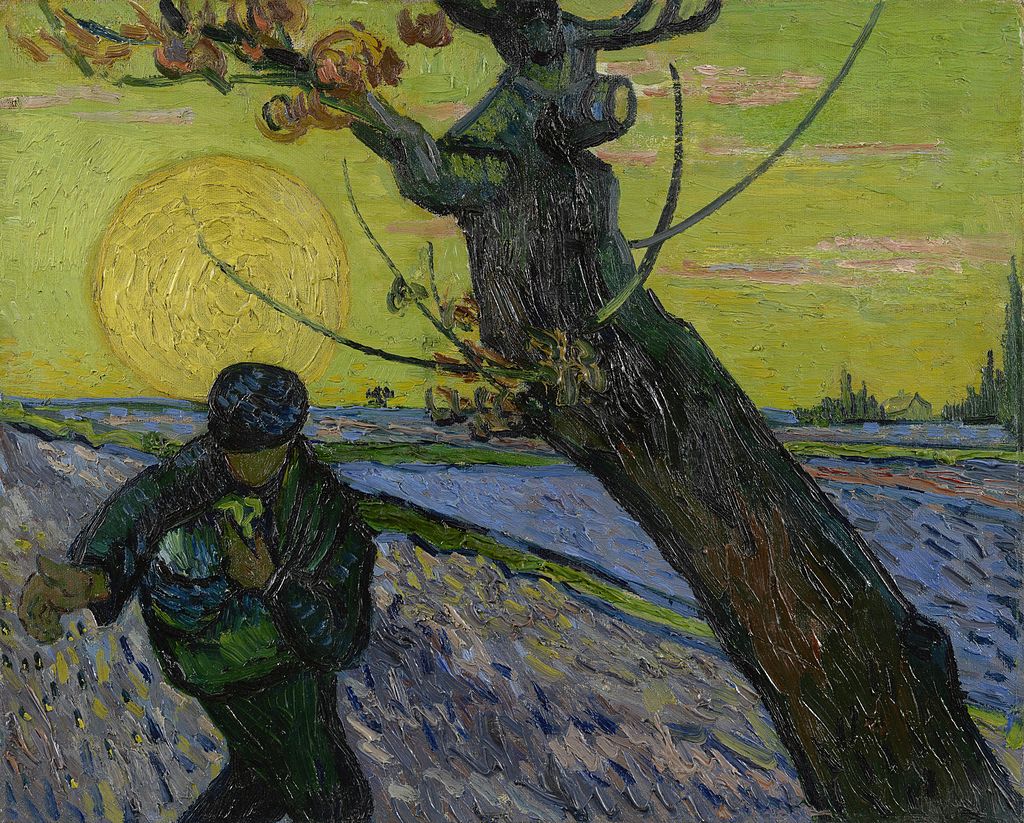 The Sower with Setting Sun, 1888. Van Gogh Museum, Amsterdam