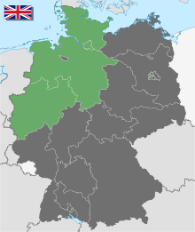 Zone d'occupation britannique en Allemagne