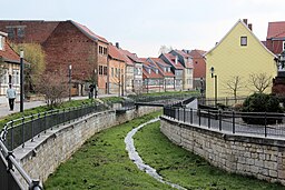 Dingelstädt, die Unstrut und die Straßen 