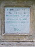 Thumbnail for File:Dreifaltigkeitssäule, Plaque, 2021 Csongrád.jpg