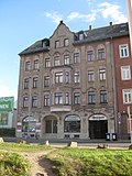 Apartment building in a previously closed development