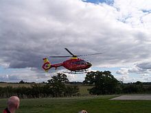 The air ambulance EC 135 air ambulance by Bob Embleton.jpg