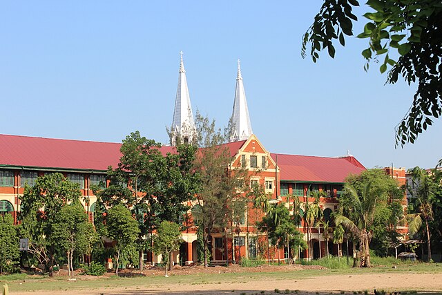 The East Wing as seen from Theinbyu Road