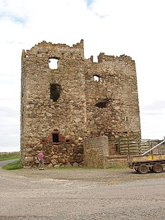 Eden Castle castle in Aberdeenshire, Scotland, UK