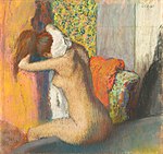 After the Bath, Woman Drying her Nape, pastel on paper, 1898, Musée d'Orsay, Paris