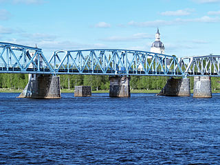 <span class="mw-page-title-main">Torne River Railway Bridge</span> Bridge in Tornio Finland