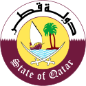 Emblem of Qatar.