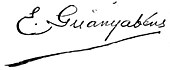 signature d'Emili Guanyavents